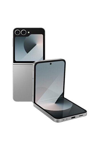 Samsung Telefon mobil Samsung Galaxy Z Flip6, 12GB RAM, 512GB, 5G, Silver Shadow