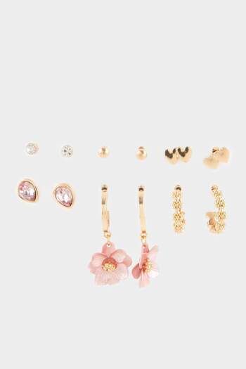 DeFacto Women's 6 Piece Earrings E8567Axns