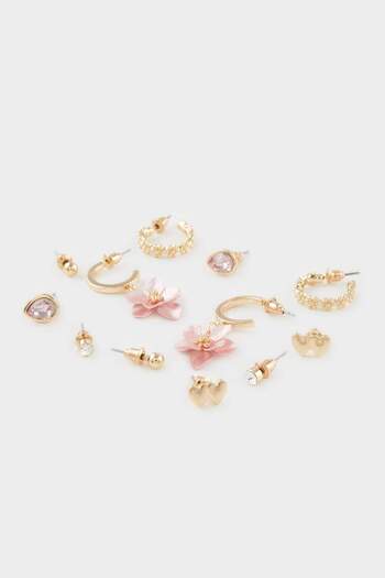 DeFacto Women's 6 Piece Earrings E8567Axns