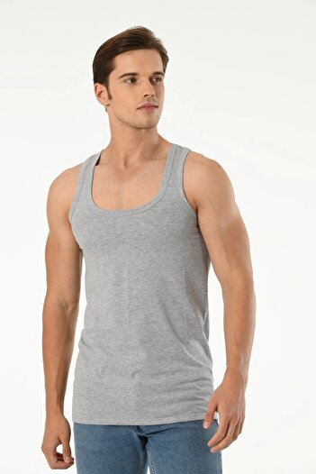 Mfö Life İç Giyim 5 Pieces Classic Strappy Combed Cotton Men's Undershirt 1St Quality Made from 100% Cotton Yarns.