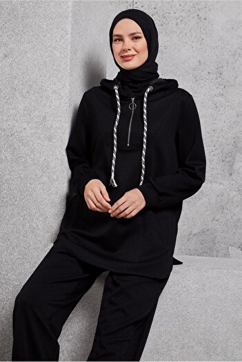 Alvina 45134 Model Hoodie and Pants Tracksuit Set