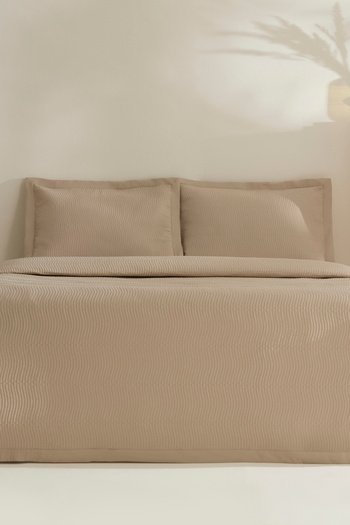 Karaca Home Beige Diet Bedspread Juno Double