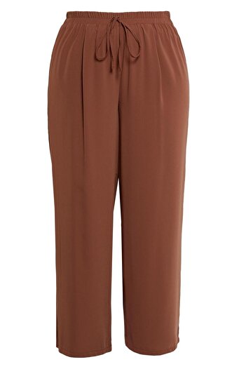 Alvina Plus Size Elastic Waist Trousers - 70732