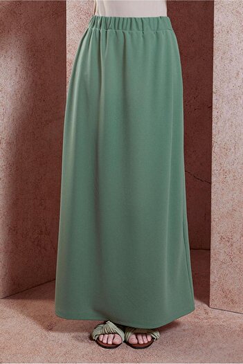 Alvina 60555 Model Elastic Waist Skirt