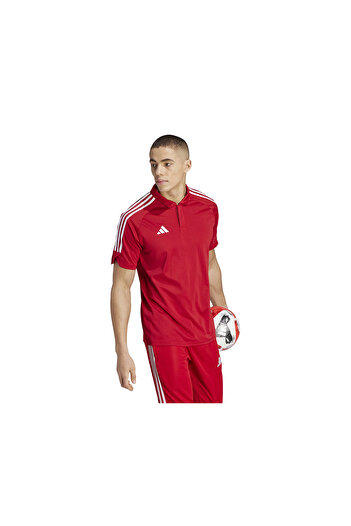 adidas Men's Polo Neck T-Shirt Tiro23 L - Red HS7228