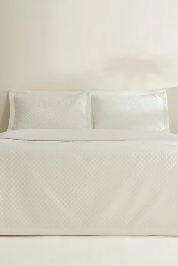 Karaca Home White Anna Double Bedspread