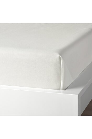 IKEA TAGGVALLMO Sheet, white, 150 x 250 cm