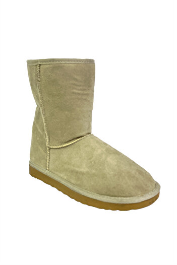 Liger Classic Orta Boy Kadın Süet Bot & Bootie BEJ