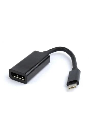 Gembird Adaptor GEMBIRD A-CM-DPF-01, USB 3.1 Type-C - DisplayPort, 15cm, 4K UHD/60Hz (Negru)