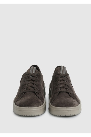 Legero Γκρι δερμάτινο γυναικείο sneaker