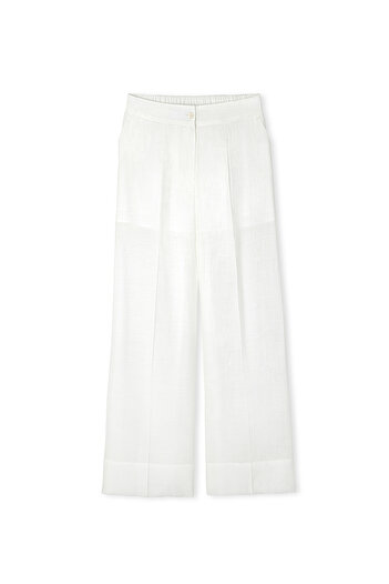 İpekyol Ütü izli wide leg fit pantolon
