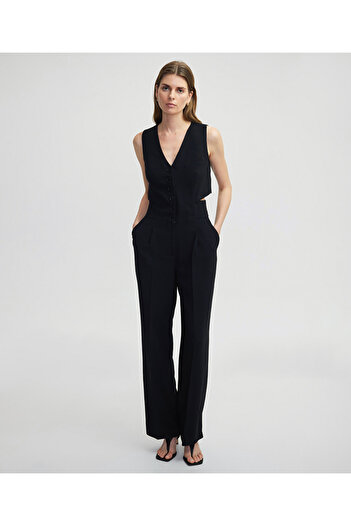 İpekyol Double Piece Look Wide Leg Jumpsuit