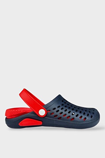 Liger Navy Blue - Red Unisex Comfort Eva Sole Slippers