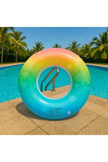 NUNU Colorful Dream Ring-Rainbow Sparkle-60 cm Sea, Pool Ring