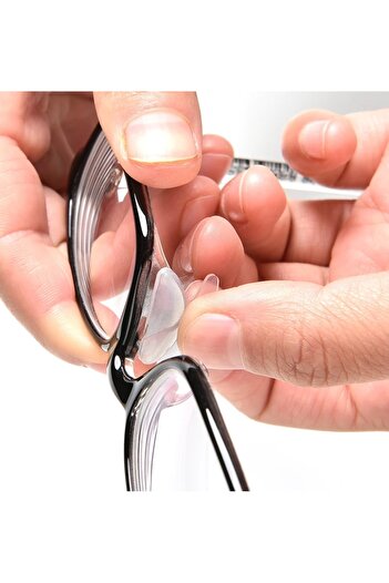 Market66 1 Pair Anti-Slip Silicone Nose Pad Glasses Nose Pads Transparent