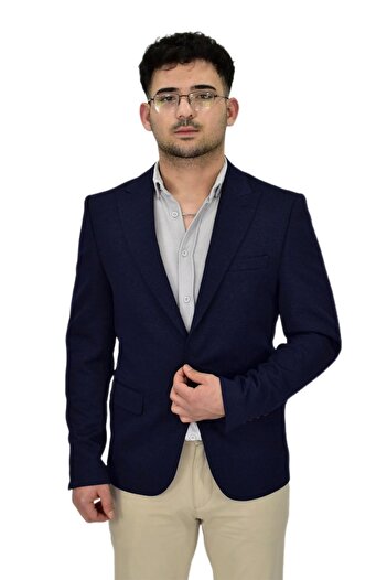 Suitmen Чоловічий синій спортивний піджак BGL-ST04467