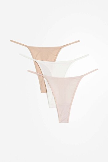 H&M 3-pack jersey thong briefs