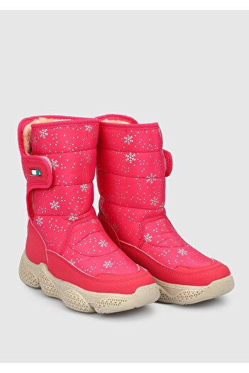 Kiddo Girl's Fuchsia Snow Boots
