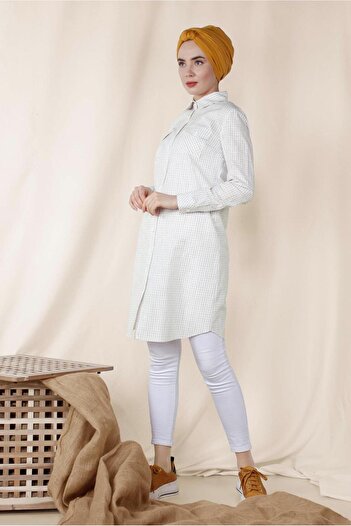 Alvina Square Patterned Cotton Tunic 4149