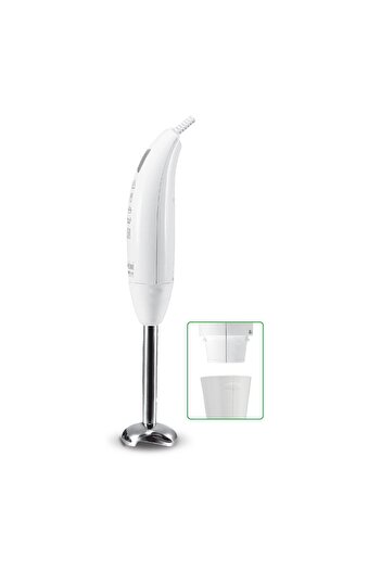 Seyid Satin Gelgör Practical Use Powerful Motor Stainless Steel Rod Hand Blender 300 W White