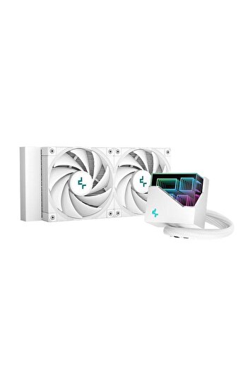 Deep Cool Deepcool LT520 liquid processor cooler white aRGB lighting