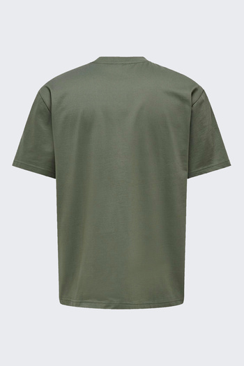Only & Sons ONSFRED LIFE RLX SS TEE NOOS Чоловічий сірий футболка - 22022532