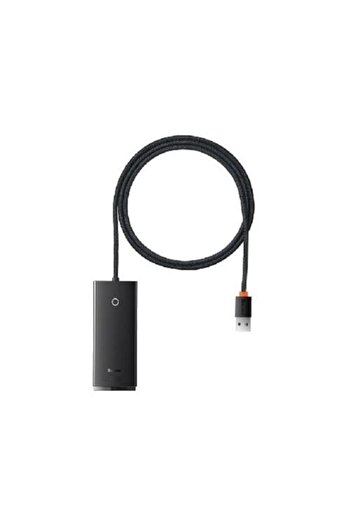 Baseus Baseus WKQX030101 Adapter, 4 ports, USB-A Hub, USB 3.0, 1 m, Black