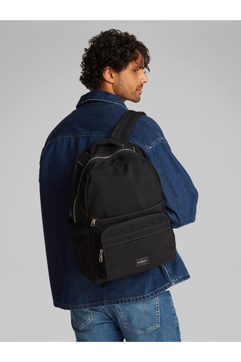 Calvin Klein Calvin Klein Black Workwear Center Zip Backpack