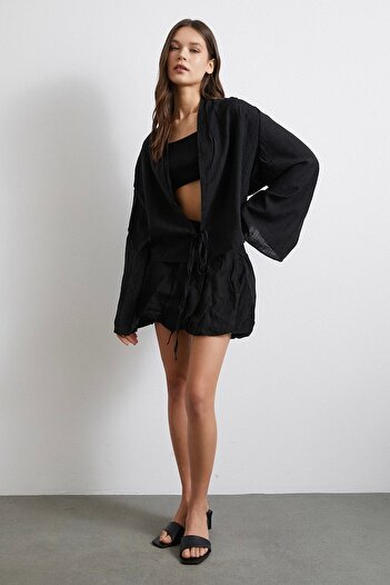 Never more Lined Black Skirt - Ballon