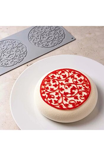 La Pavoni Silicone mold for decoration, Pavoni Garden, 2 cavities, 140×2h mm