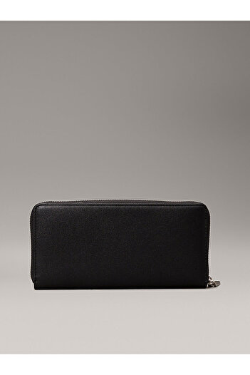 Calvin Klein Women's Sculpted Zip Around Mono Wallet - Stylish and Functional Design