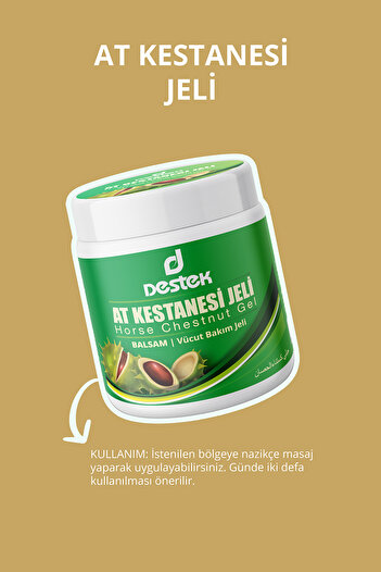 Destek At Kestanesi Jeli 500 ml
