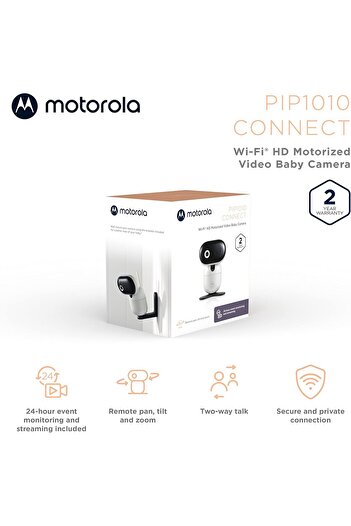 Motorola Baby Monitor Camera PIP1010 - WiFi Motorized Video Camera with HD 1080p