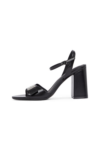 Calvin Klein Women Black 85 Heel Sandal