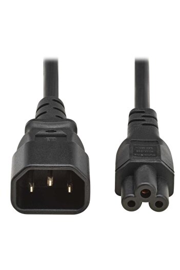 Eaton Cablu alimentare Eaton P014-02M-EU, C14 - C5, H05VV-F, 2.5A, 2m (Negru)