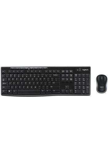 logitech Kit Tastatura si mouse Logitech MK270, USB, layout US International (Negru)