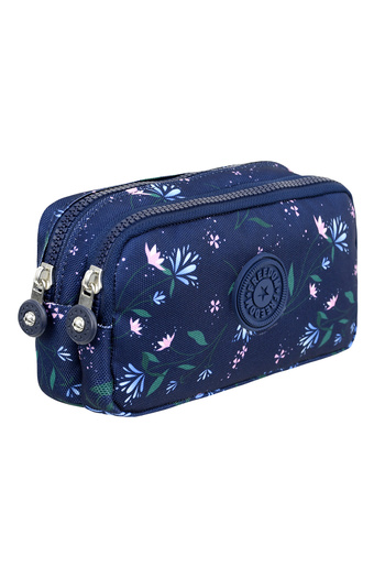 Çantaland Crinkle Fabric Double Compartment Pencil Holder Pencil Case