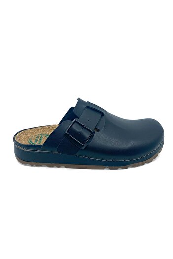 İncim Anatomical Orthopedic Nurse Doctor Cook Slippers Navy Blue Sabo Unisex Slippers