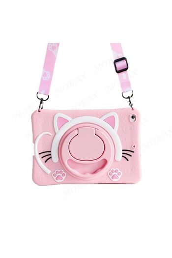 UnDePlus Samsung Galaxy Tab S6 Lite 2024 - P620 P610 Case Elegance, Kids Cat 13-15-17