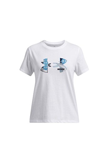 Under Armour JR T-shirt με μεγάλο λογότυπο και γέμιση