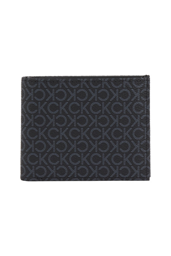 Calvin Klein Men Black Classic Mono Bifold Wallet