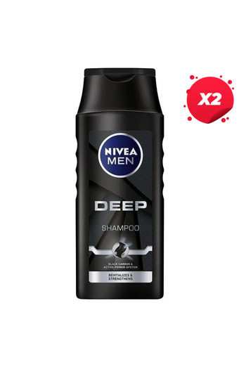 NIVEA X2 - NIVEA SAMPON 250ML MEN DEEP CARBON ACTIV