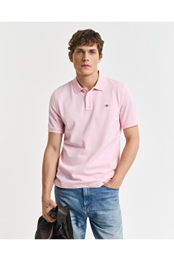 Gant Erkek Pembe Regular Fit Polo