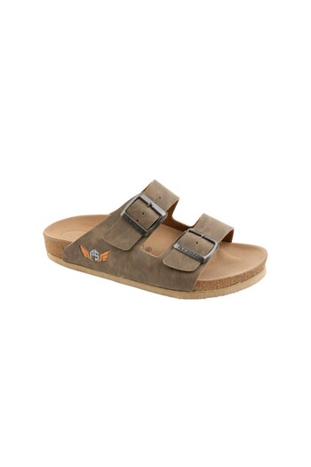 XJIM Women's Mink Double Buckle Slippers - Anatomical Comfortable Sole