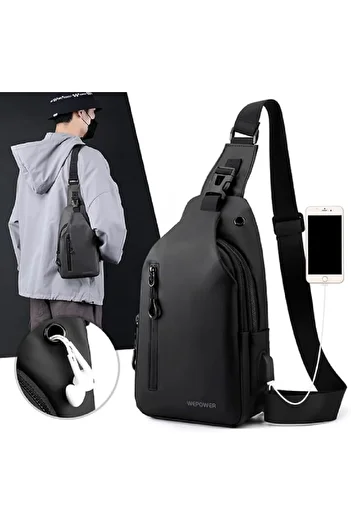 Primo Plus Skycare Sling Crossbody Bag Small Shoulder Backpack for Men Waterproof Slim Chest Bags Casual Daypac