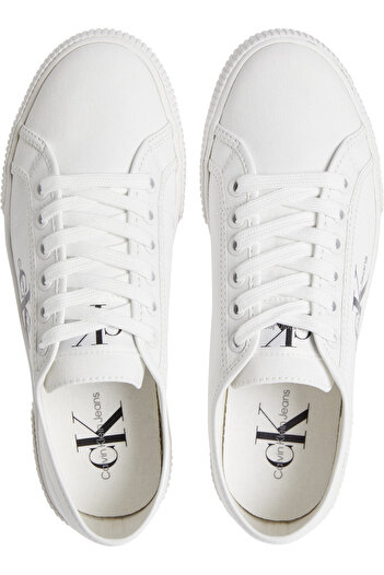 Calvin Klein Calvin Klein Women White Ess Vulc Mono Sneakers