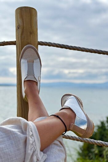 Güneşkızı Guki35 Γυναικείο Ecru Daily Άνετο Vegan Baby Sneaker