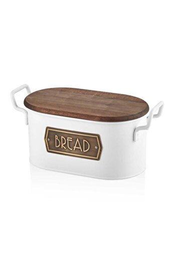 The Mia White Bread Storage Container