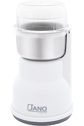 JANO Electrical Coffee Grinder To Coffee, Mill, Cardamom, Spices, S/s Bowl And Blade, 250w, Light Grey