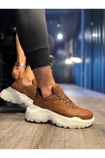 pabucmarketi Men's Casual Shoes High Sole Tan